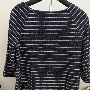 Banana Republic Navy Striped Women's Sweater sz M